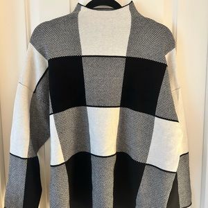 Color Block High-Neck Sweater